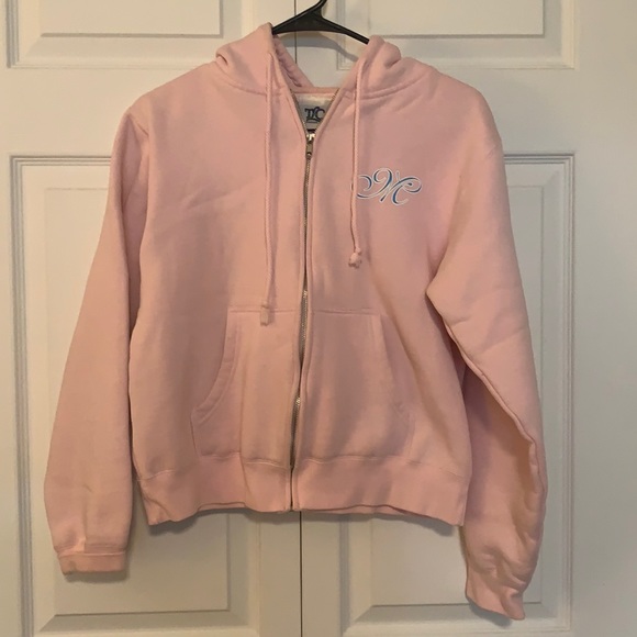 Pink Hooded Sweatshirt with M and Camp MiVoden - Picture 1 of 6